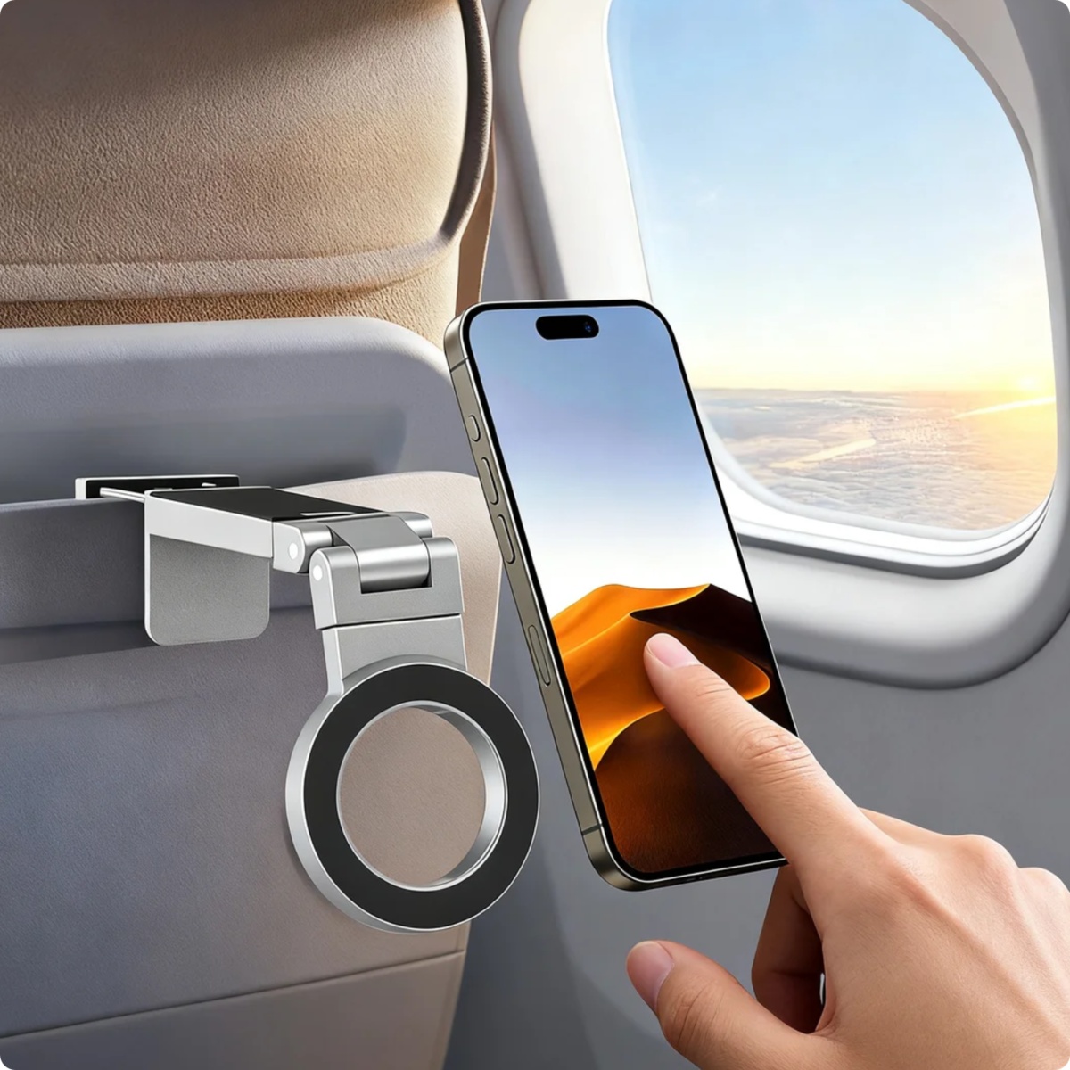 حامل هاتف مغناطيسي قابل للطي والدوران 360 درجة (متوافق مع MagSafe) - الصورة 5